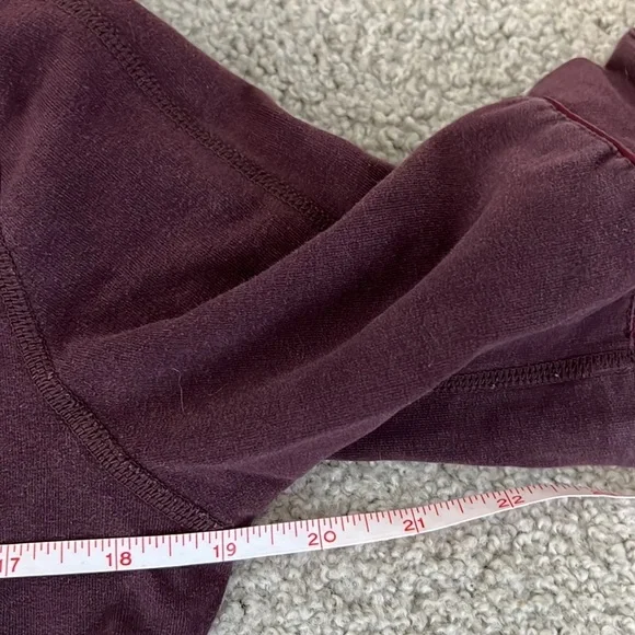 Lululemon Burgundy Zip up hoodie with pockets - Picture 10 of 12